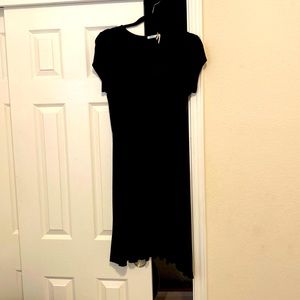 Kimchi Blue Black Wrap Skater dress size L